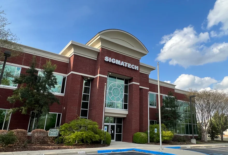 Sigmatech headquarters at 631 Discovery Drive in Huntsville, Alabama